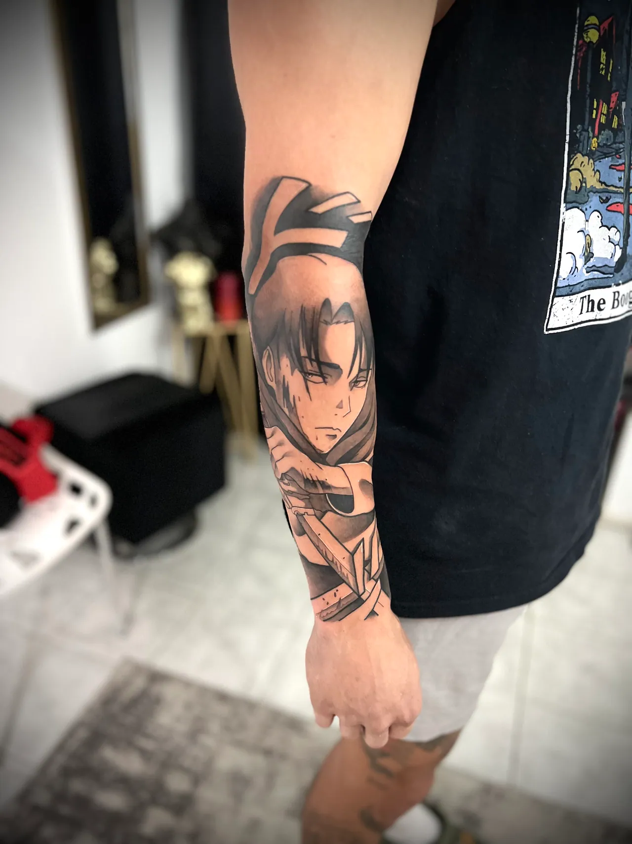Anime tattoo by Cuba