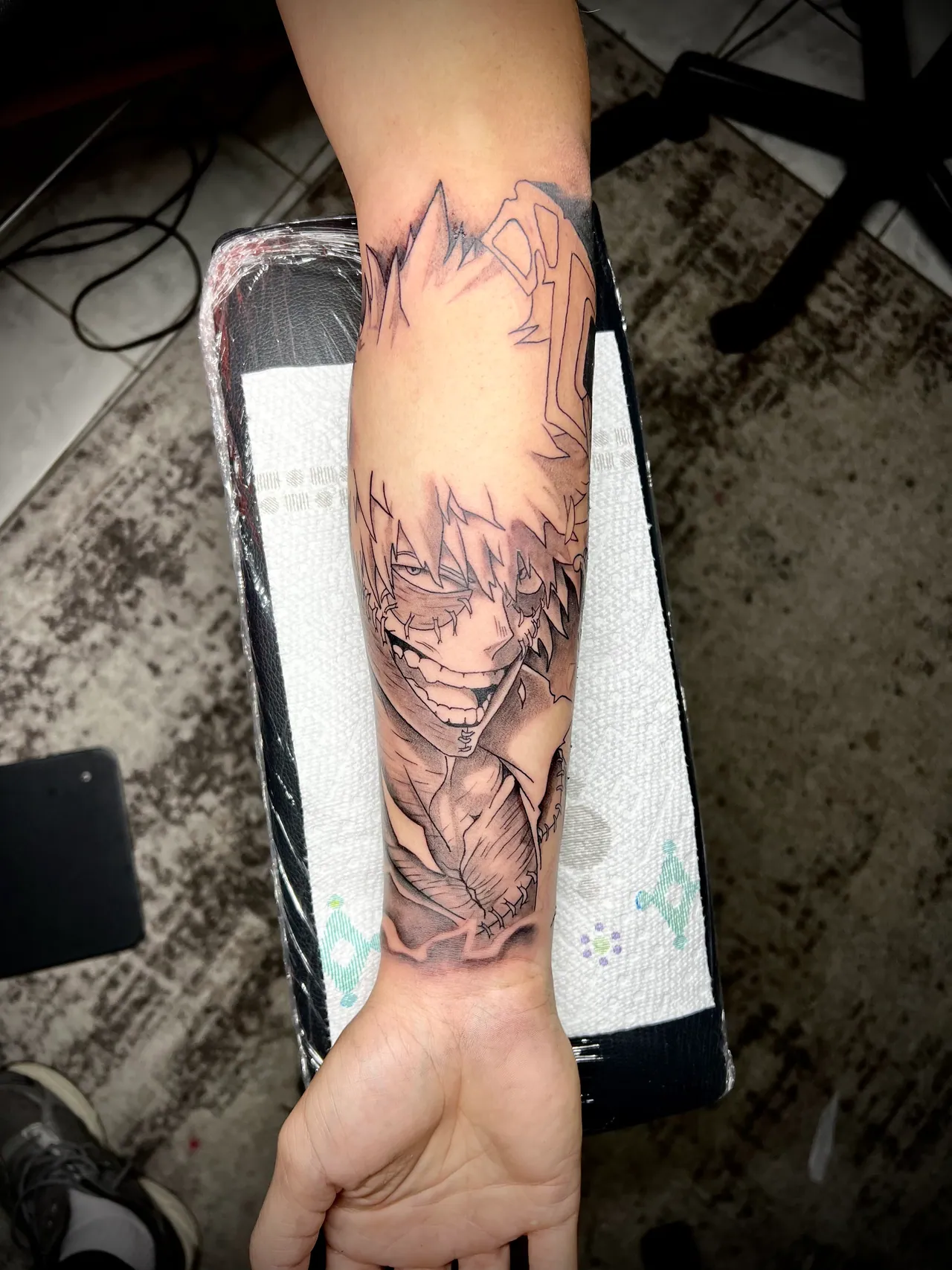 Anime tattoo by Cuba