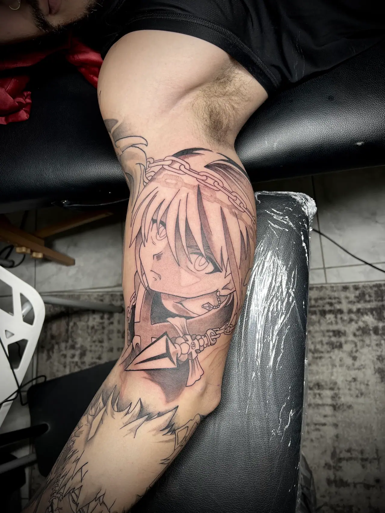 Anime tattoo by Cuba