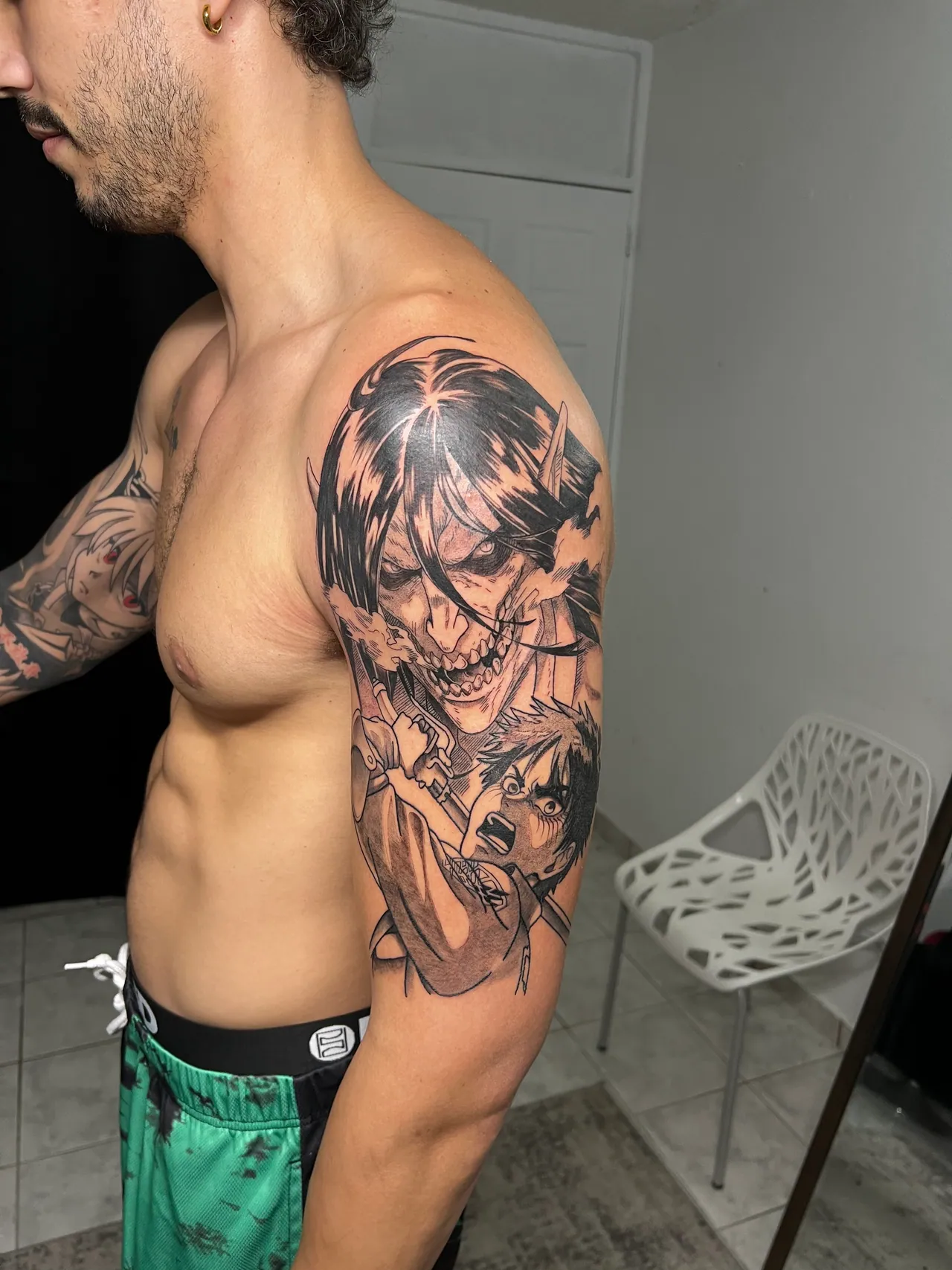 Anime tattoo by Cuba
