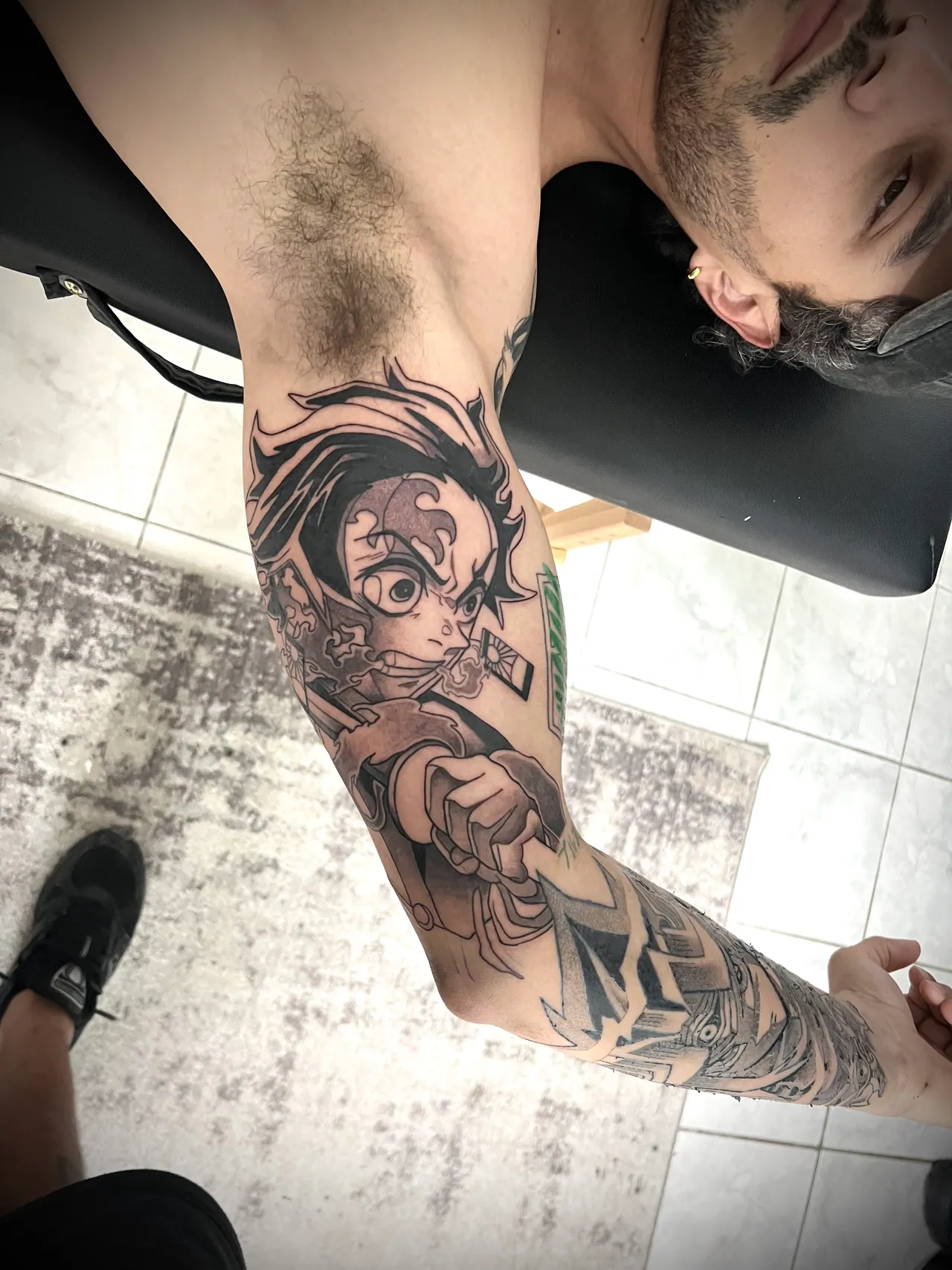 Anime tattoo by Cuba