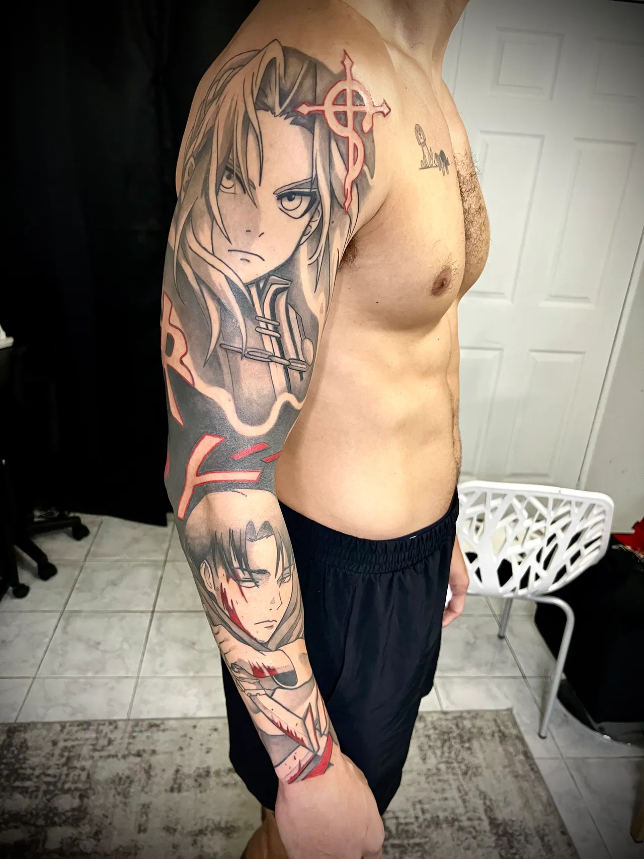 Anime tattoo by Cuba