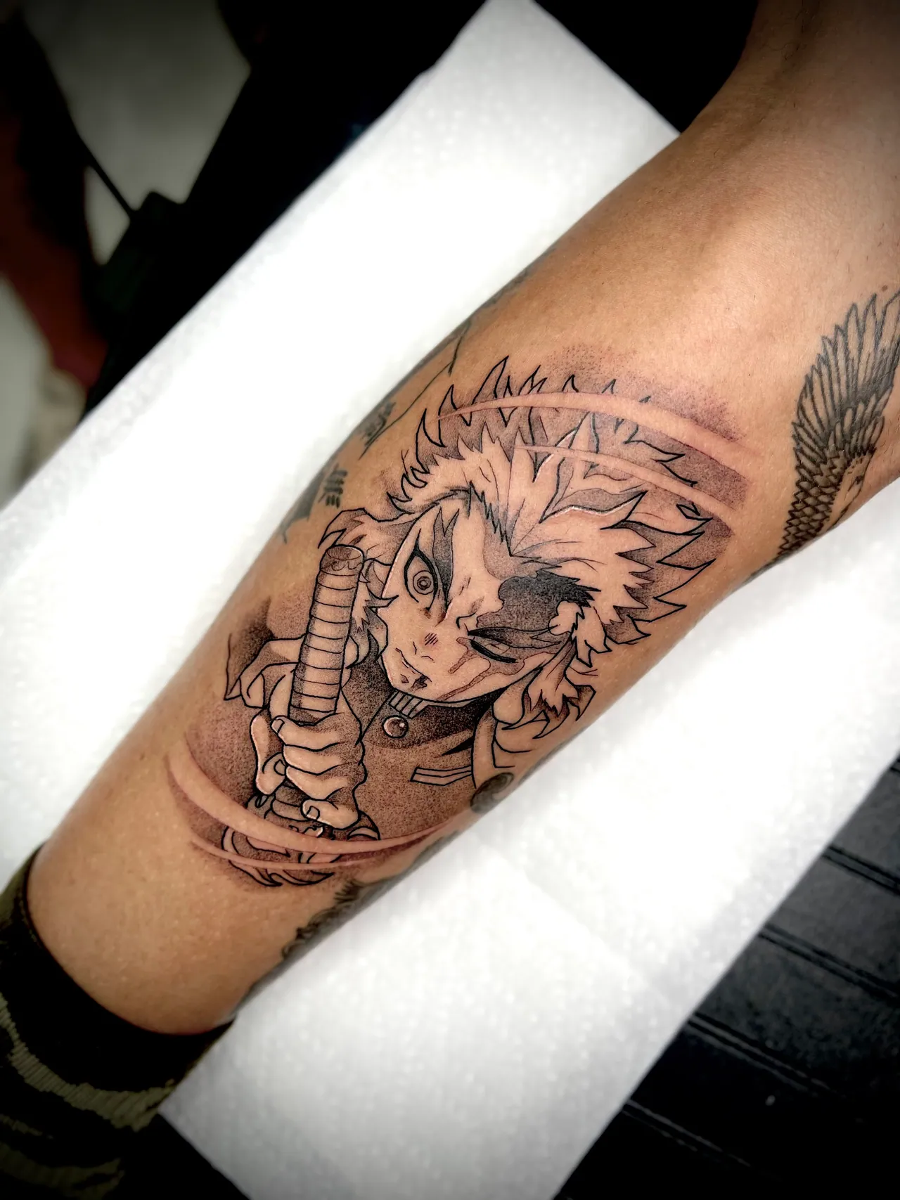 Anime tattoo by Cuba