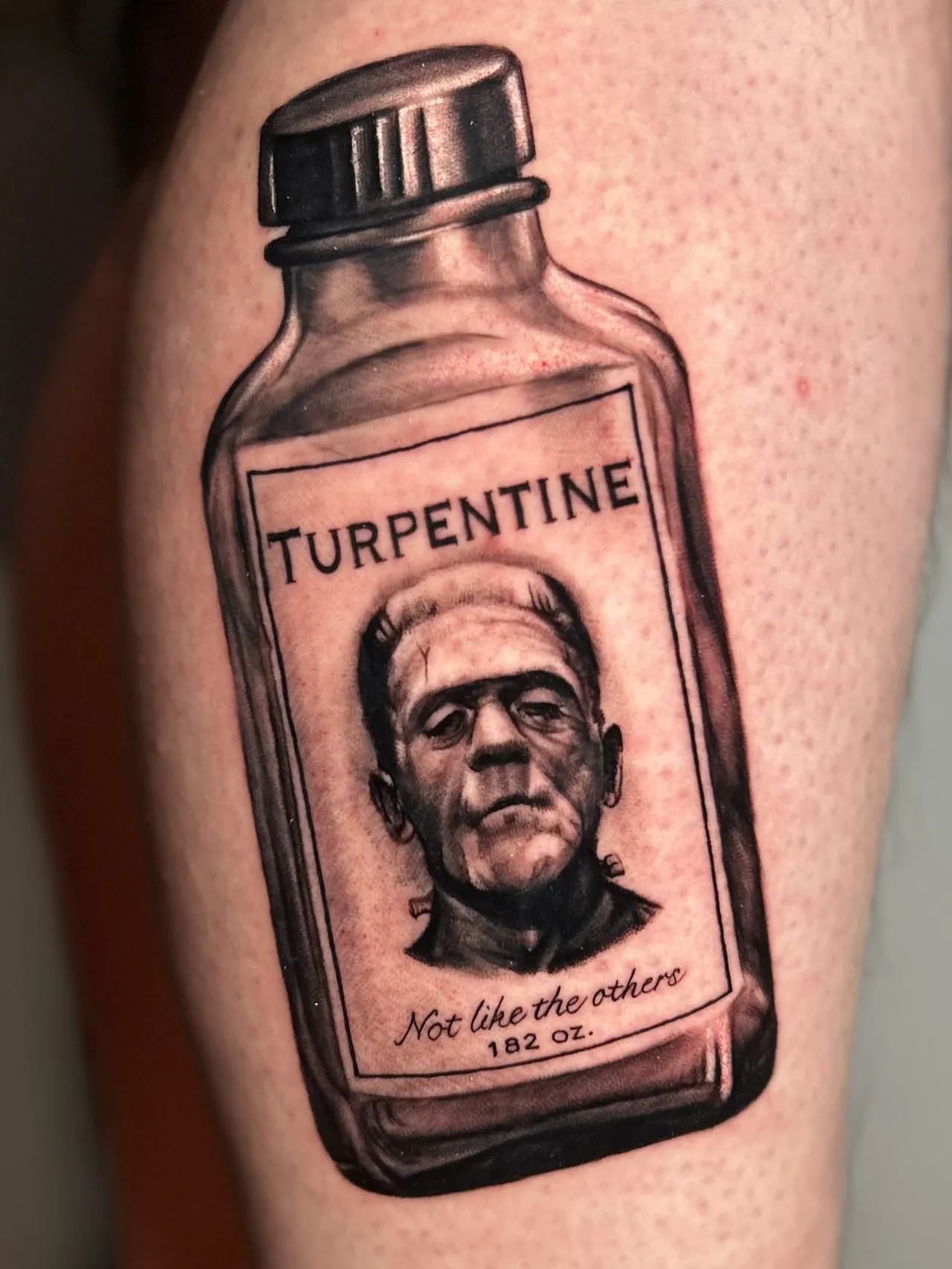 Black & Grey Realism tattoo by Cydney