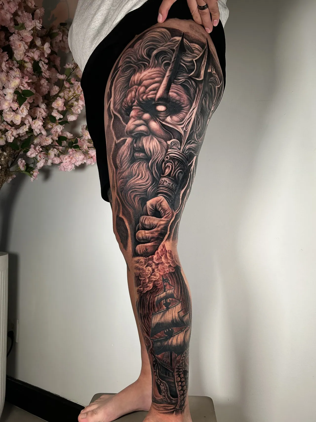 Black & Grey Realism tattoo by Cydney
