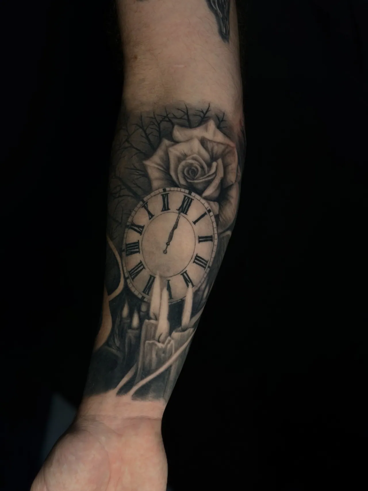 Black & Grey Realism tattoo by Cydney