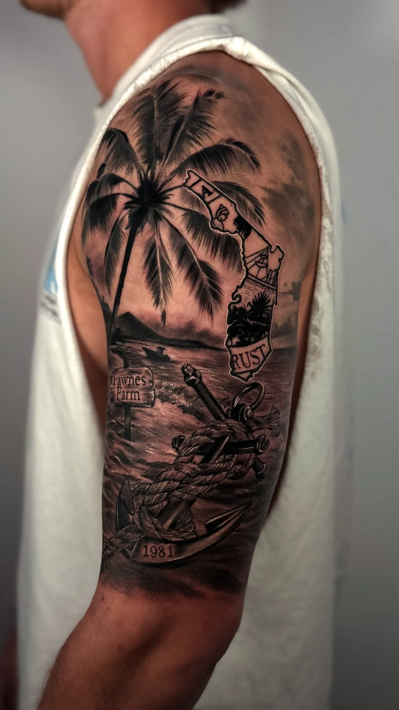 Black & Grey Realism tattoo by Danillo