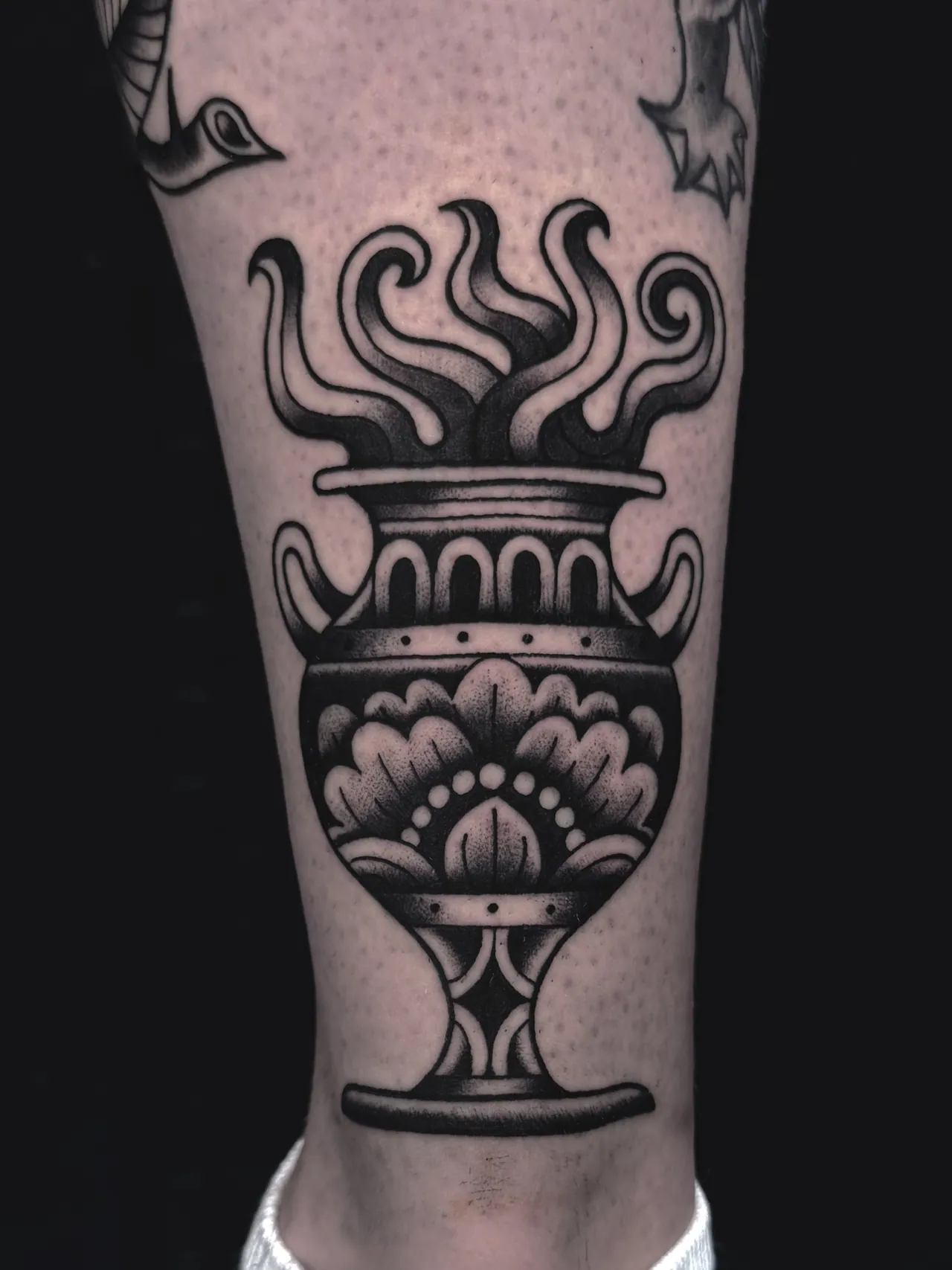 Blackwork tattoo by Daren
