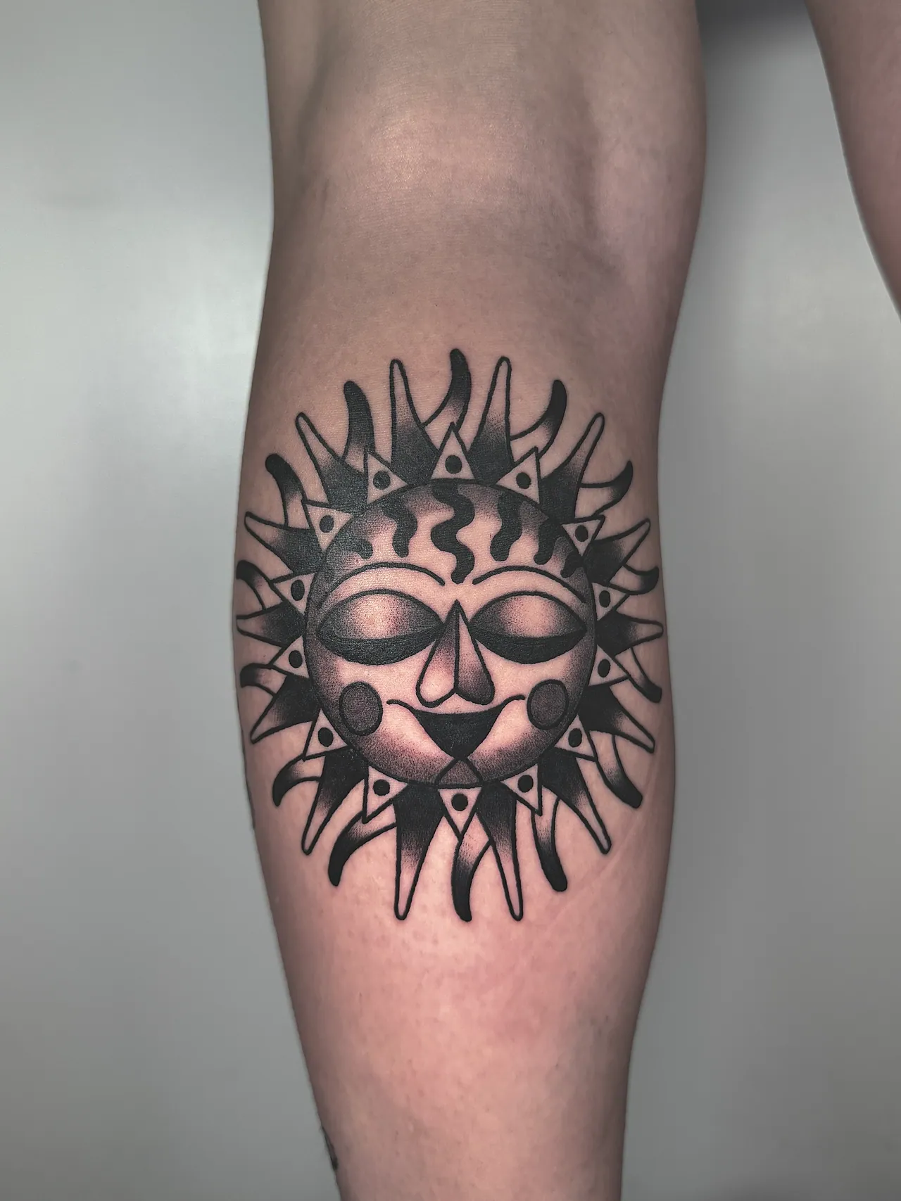 Blackwork tattoo by Daren