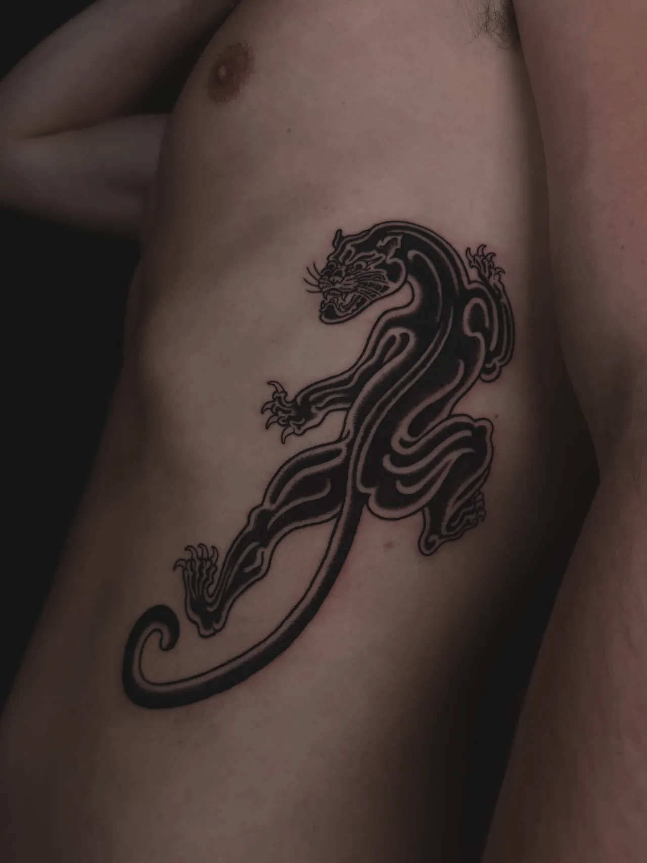 Blackwork tattoo by Daren