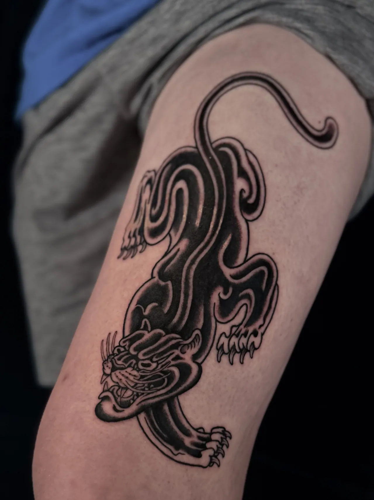 Blackwork tattoo by Daren