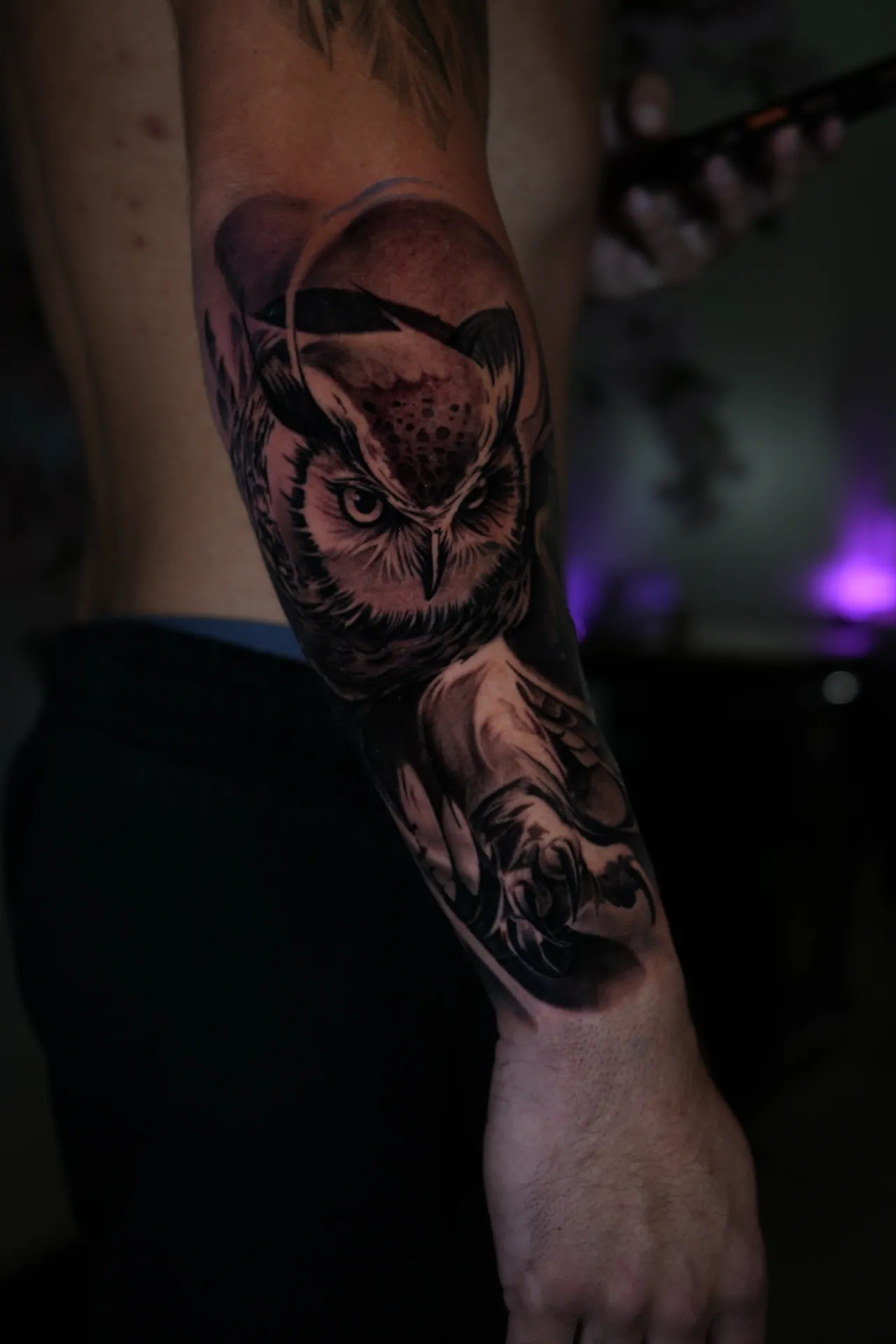 Black & Grey Realism tattoo by Frank