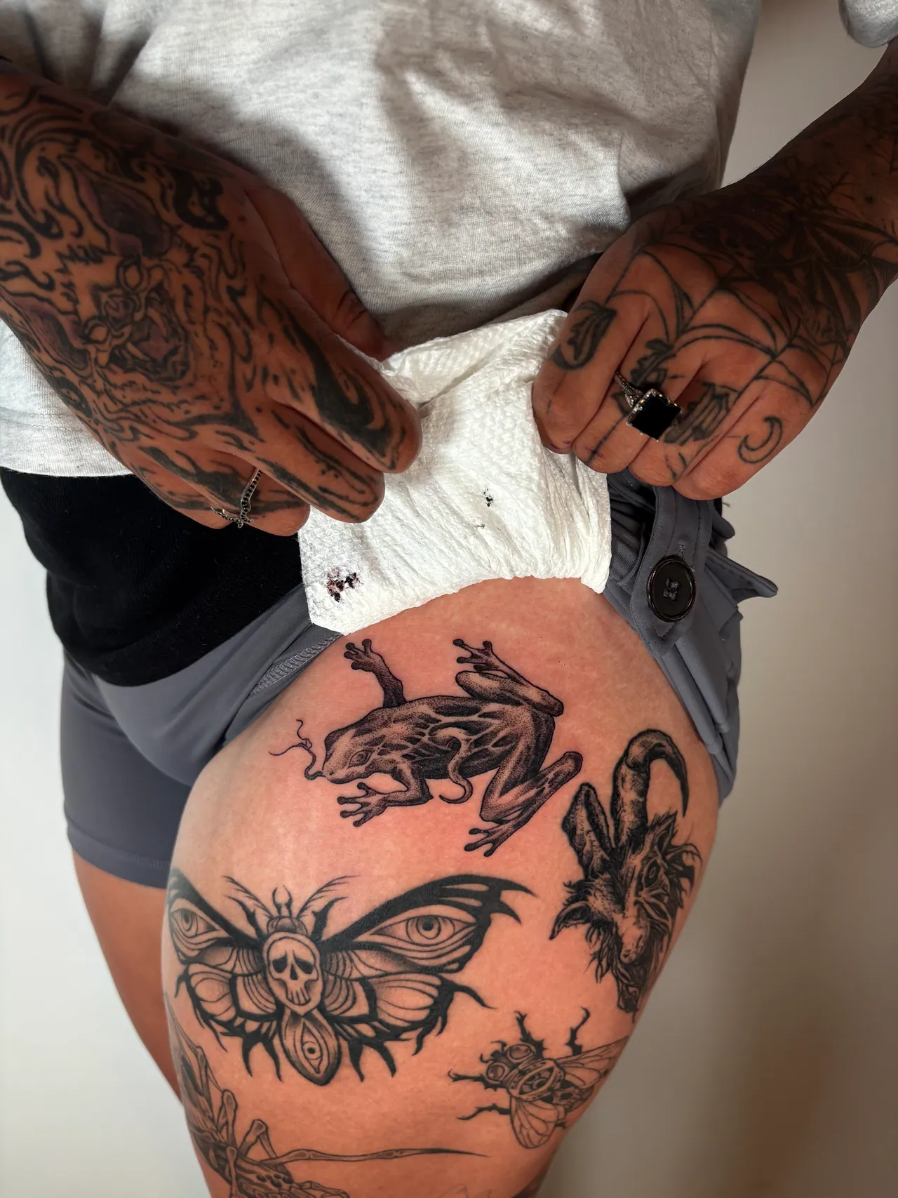 Blackwork tattoo by Gibs