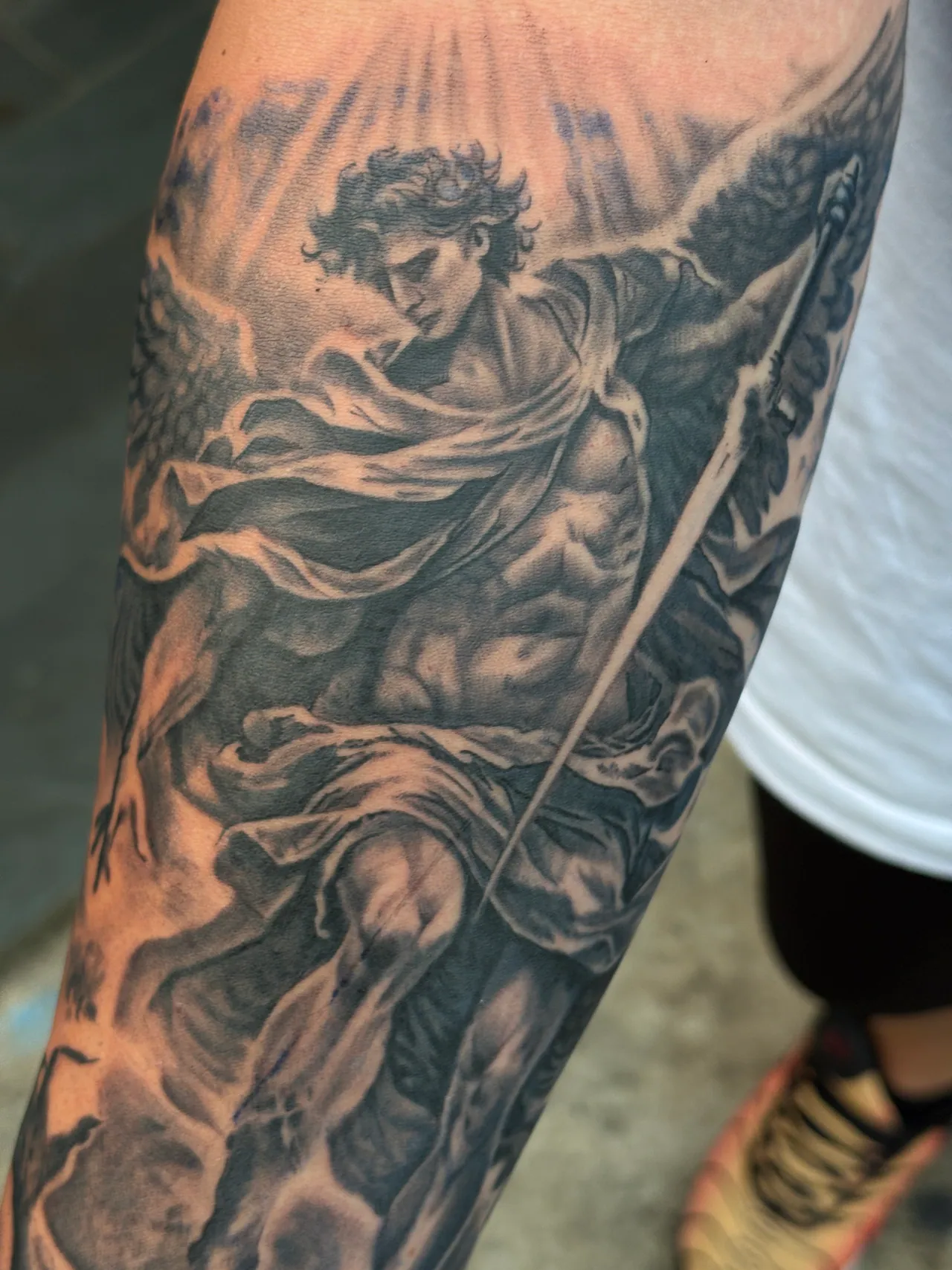 Black & Grey Realism tattoo by Gibs