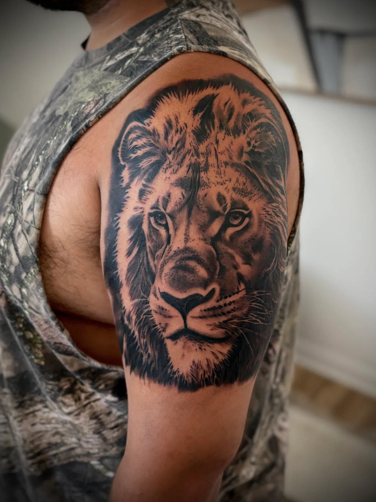 Black & Grey Realism tattoo by Gibs