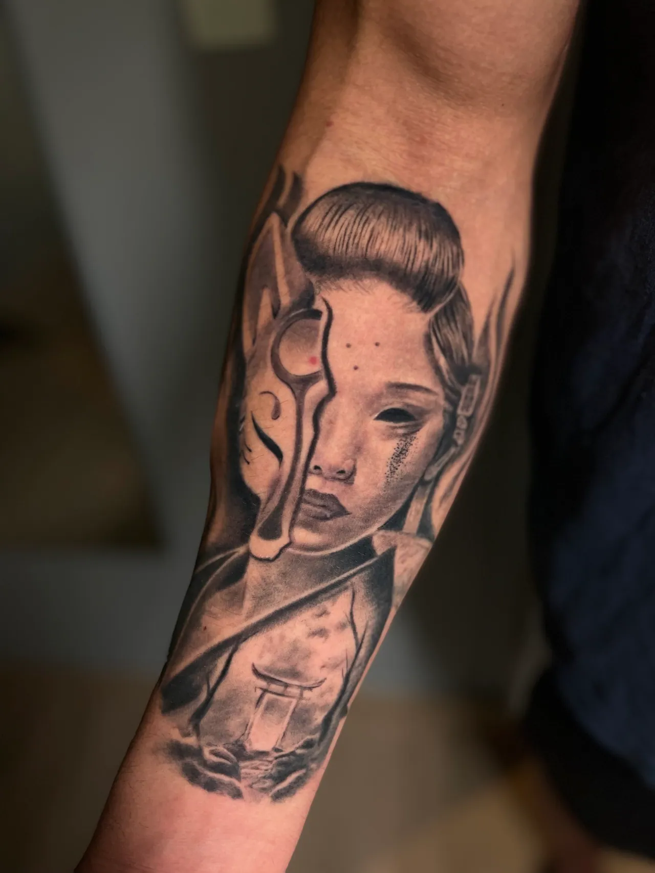 Black & Grey Realism tattoo by Gibs