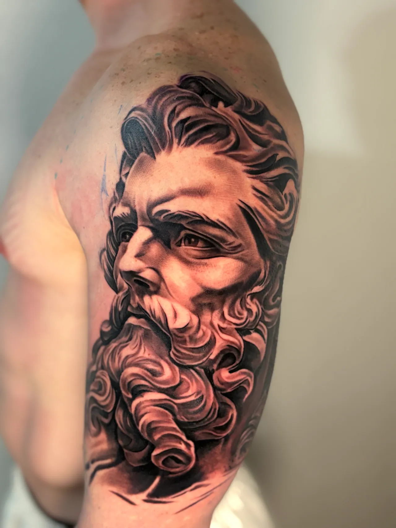 Black & Grey Realism tattoo by Gibs