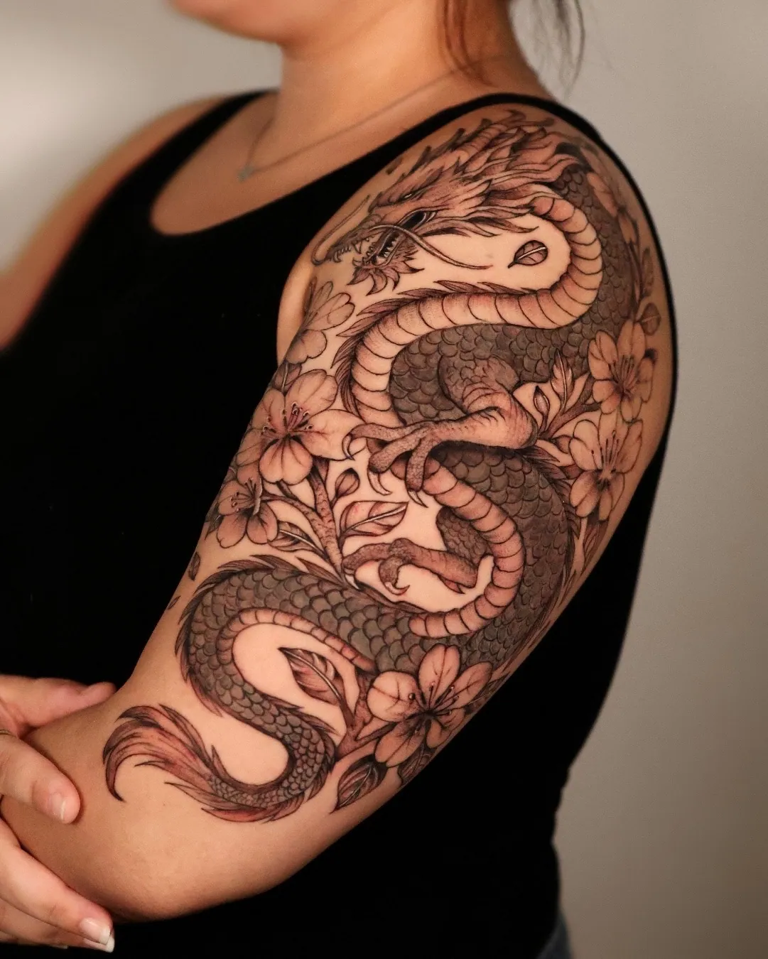Illustrative tattoo by Jess