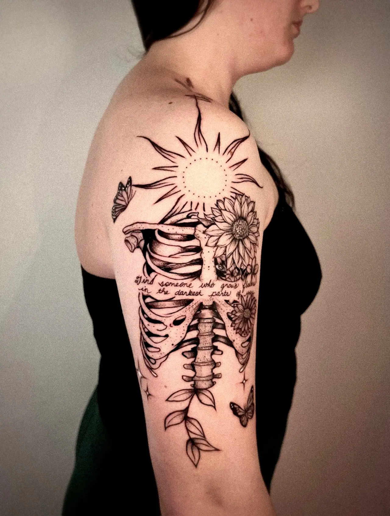 Illustrative tattoo by Jess