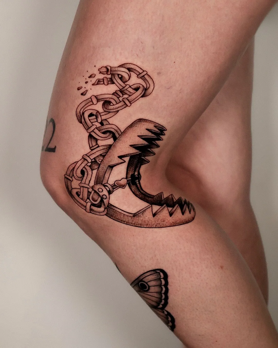 Illustrative tattoo by Jess