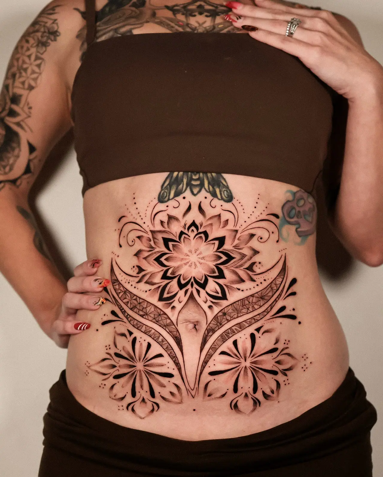 Ornamental tattoo by Jess