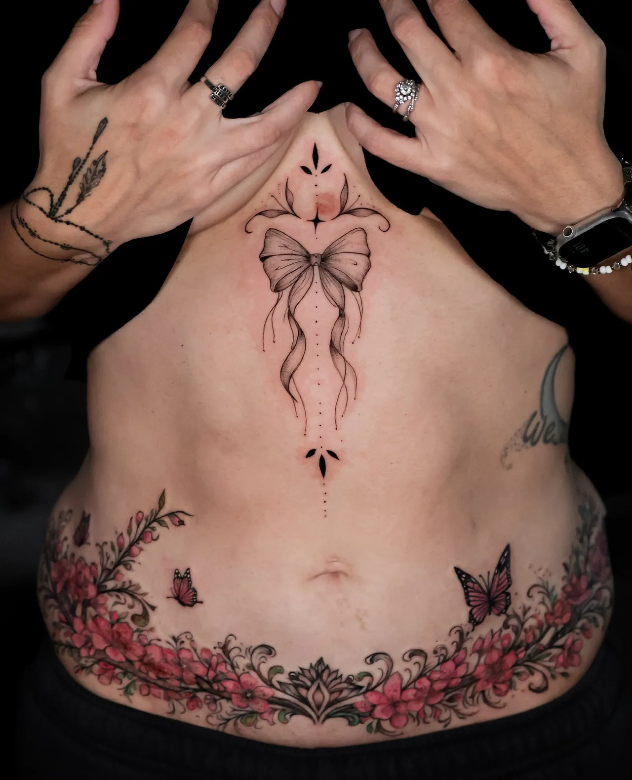 Fine Line tattoo by Jess