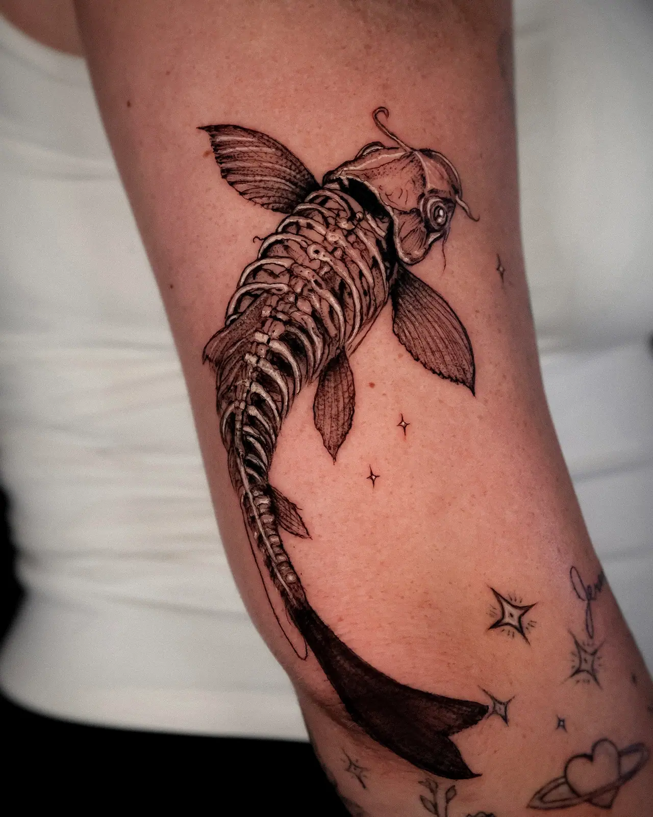 Illustrative tattoo by Jess