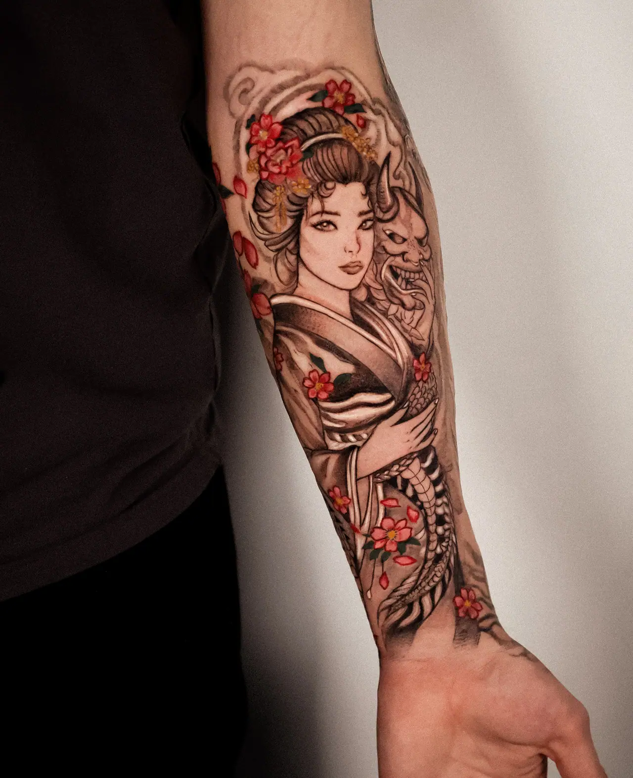 Japanese tattoo by Jess