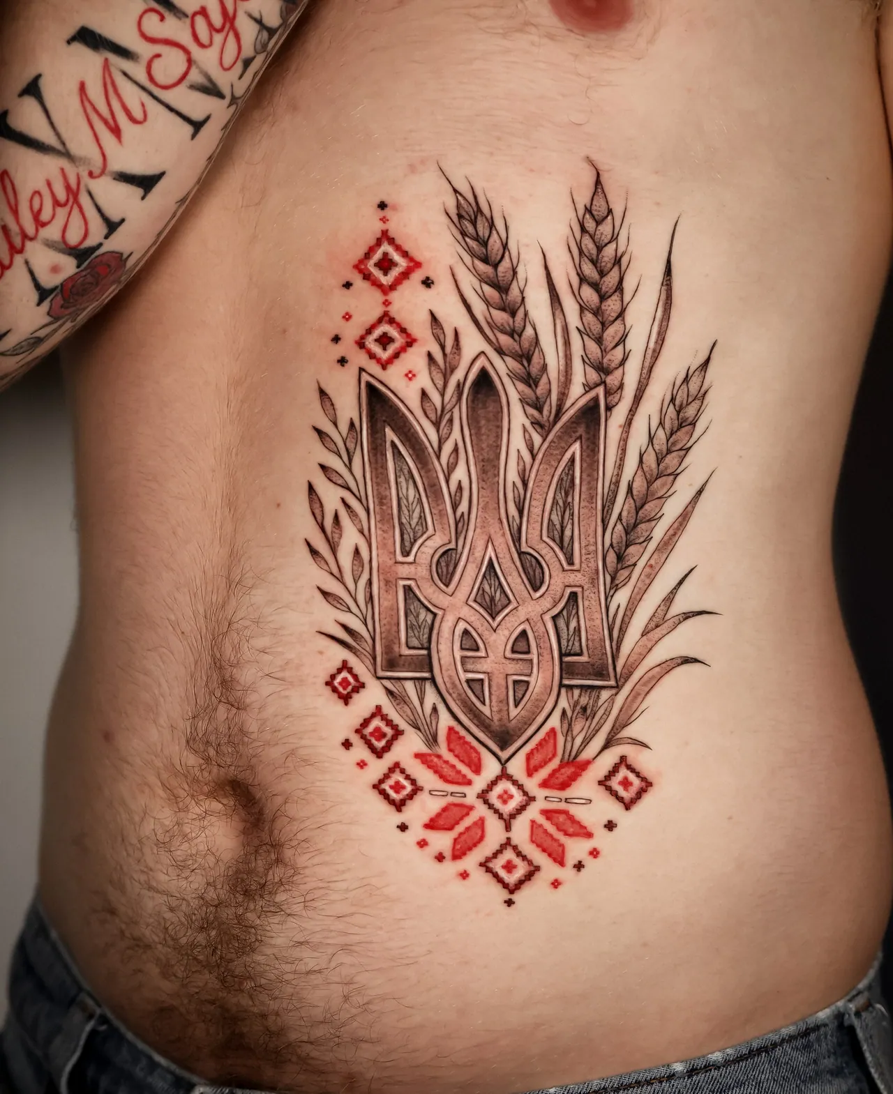 Ornamental tattoo by Jess