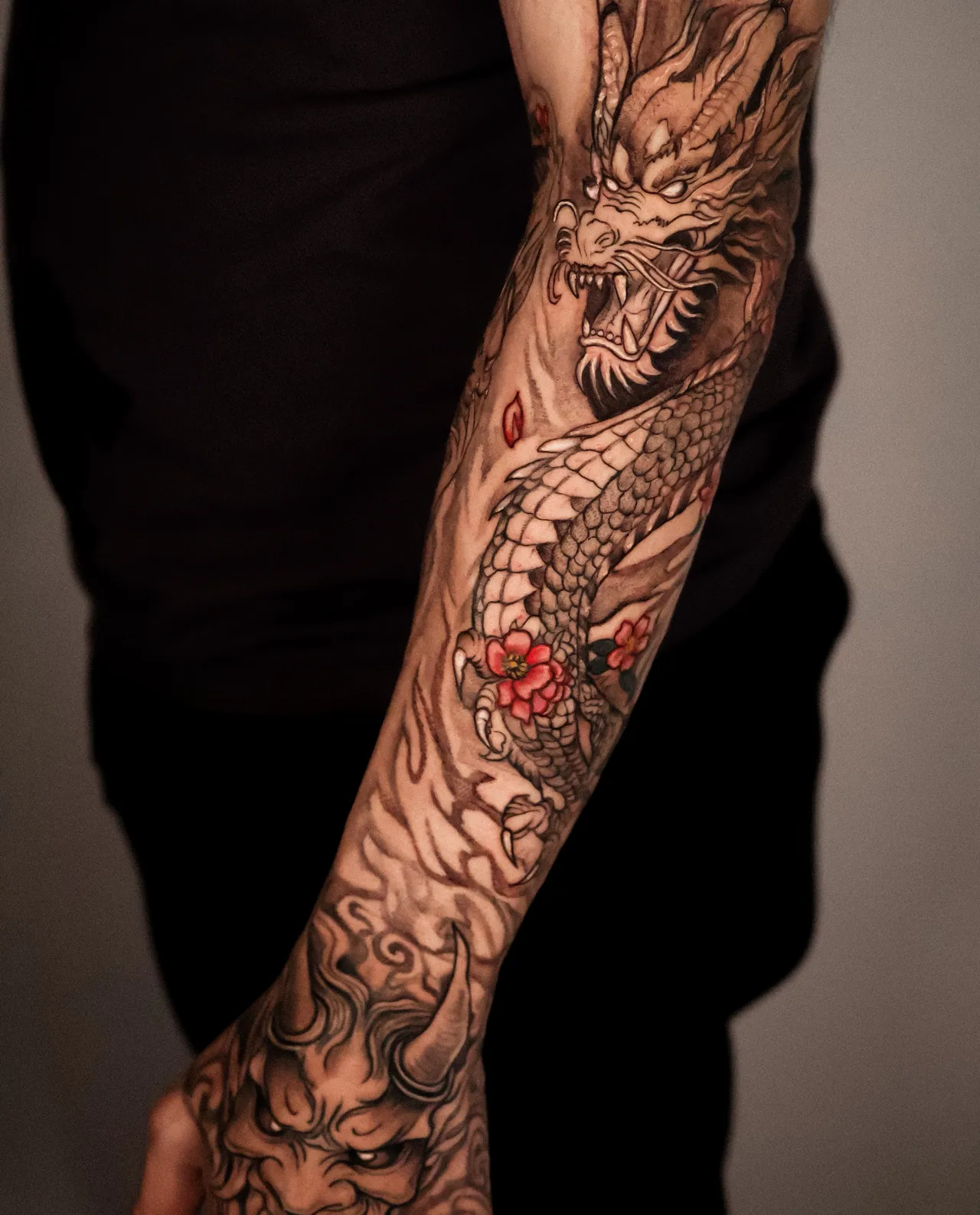 Japanese tattoo by Jess
