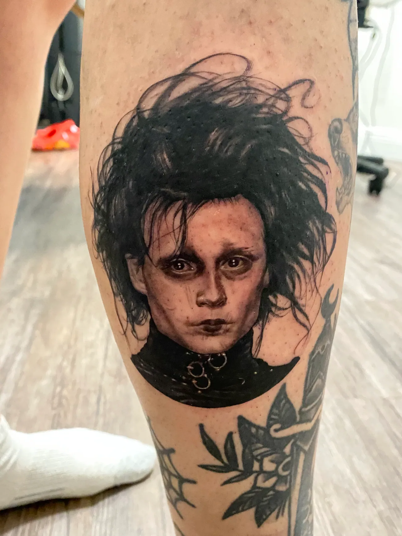 Black & Grey Realism tattoo by Pierre