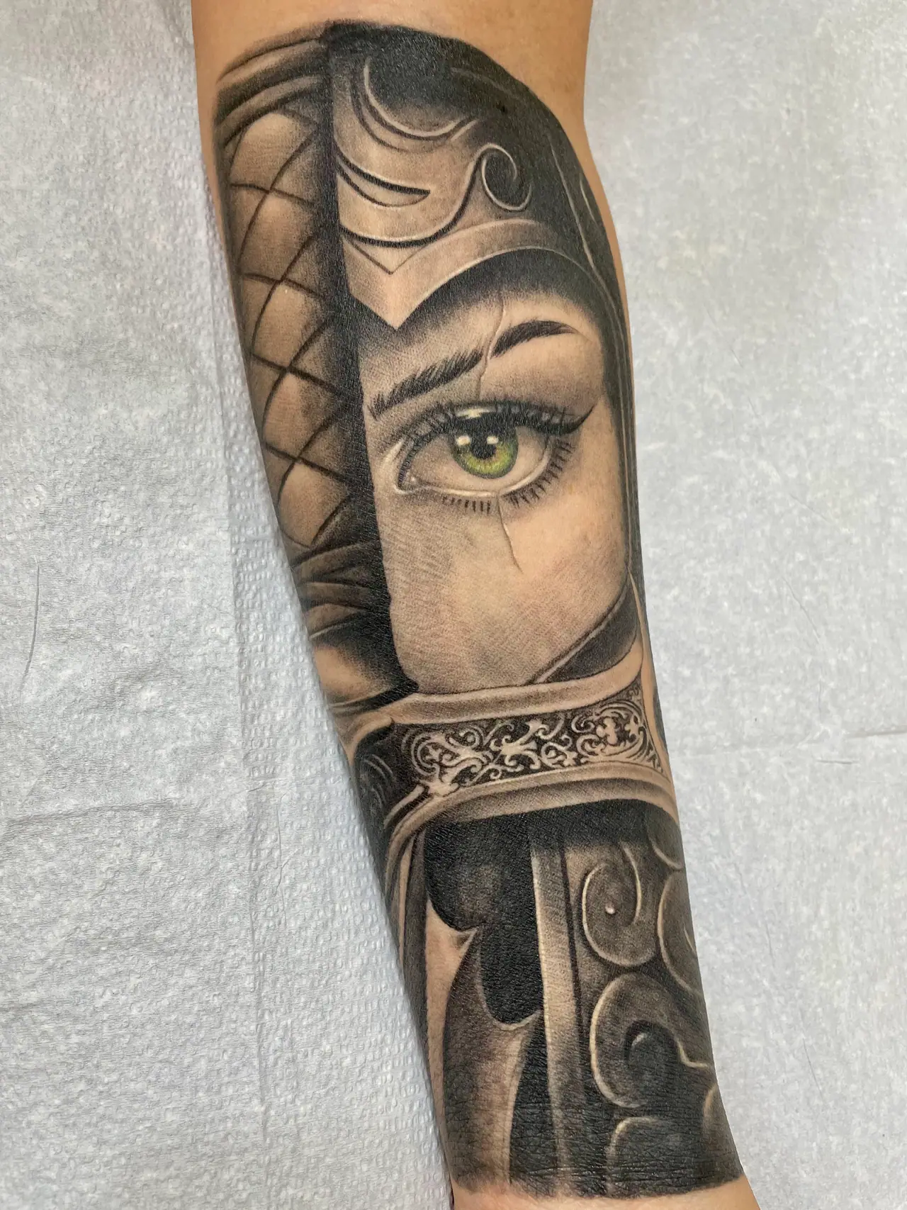 Black & Grey Realism tattoo by Pierre