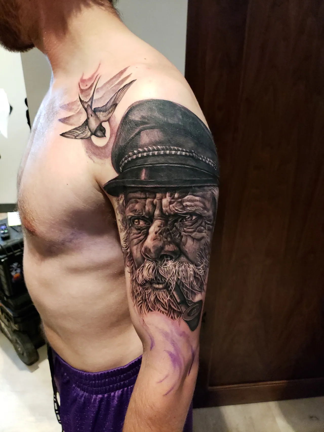 Black & Grey Realism tattoo by Pierre