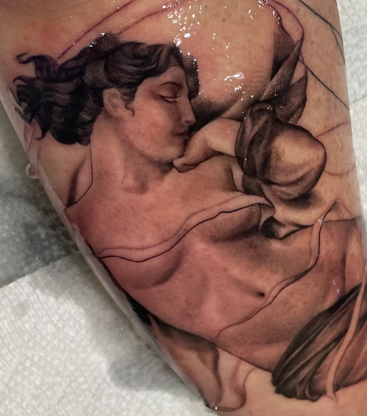 Black & Grey Realism tattoo by Pierre