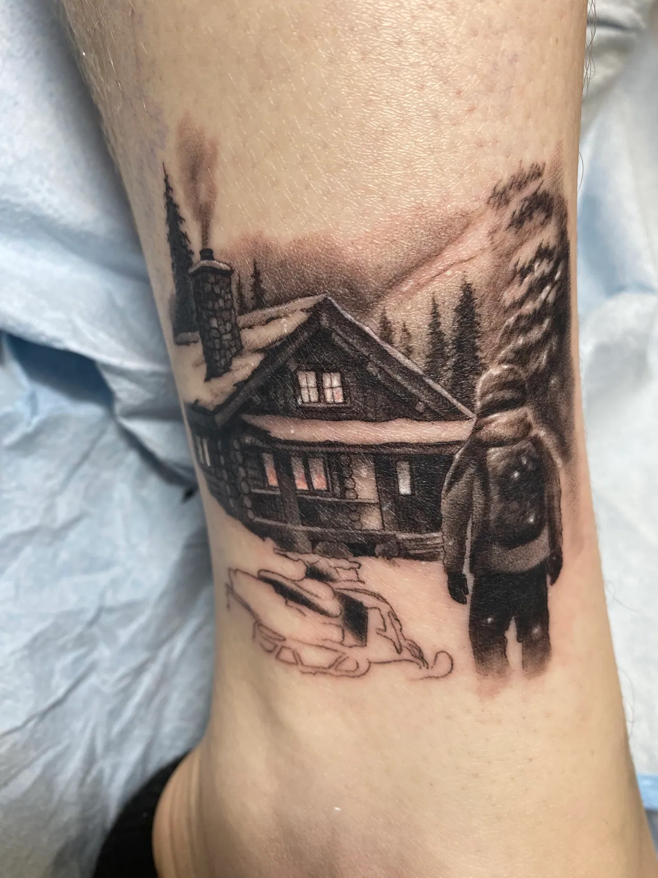 Black & Grey Realism tattoo by Pierre