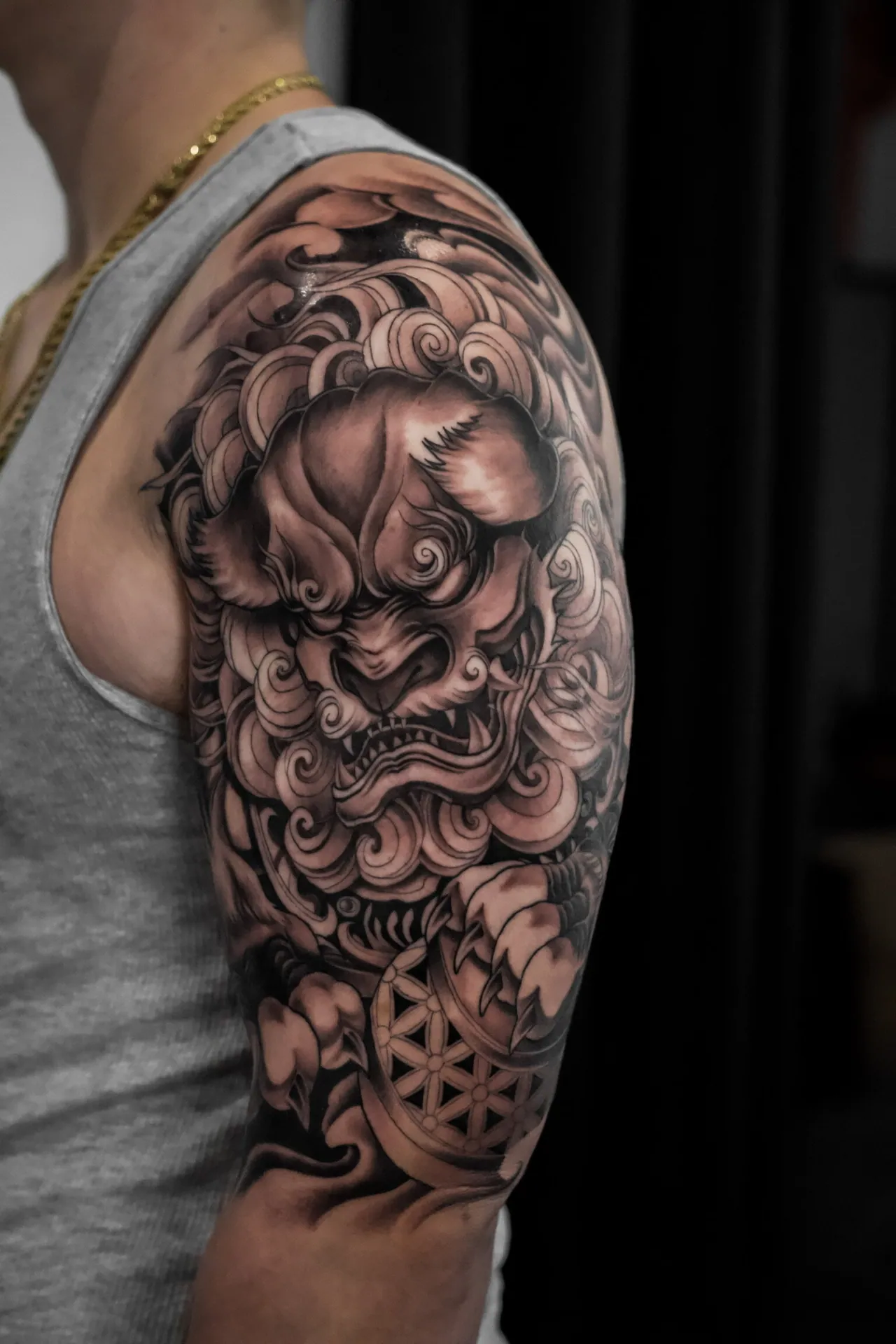 Black & Grey Realism tattoo by Sirko