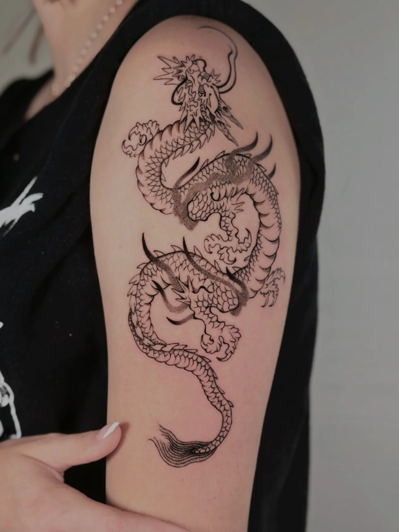 Fine Line tattoo by Veegee