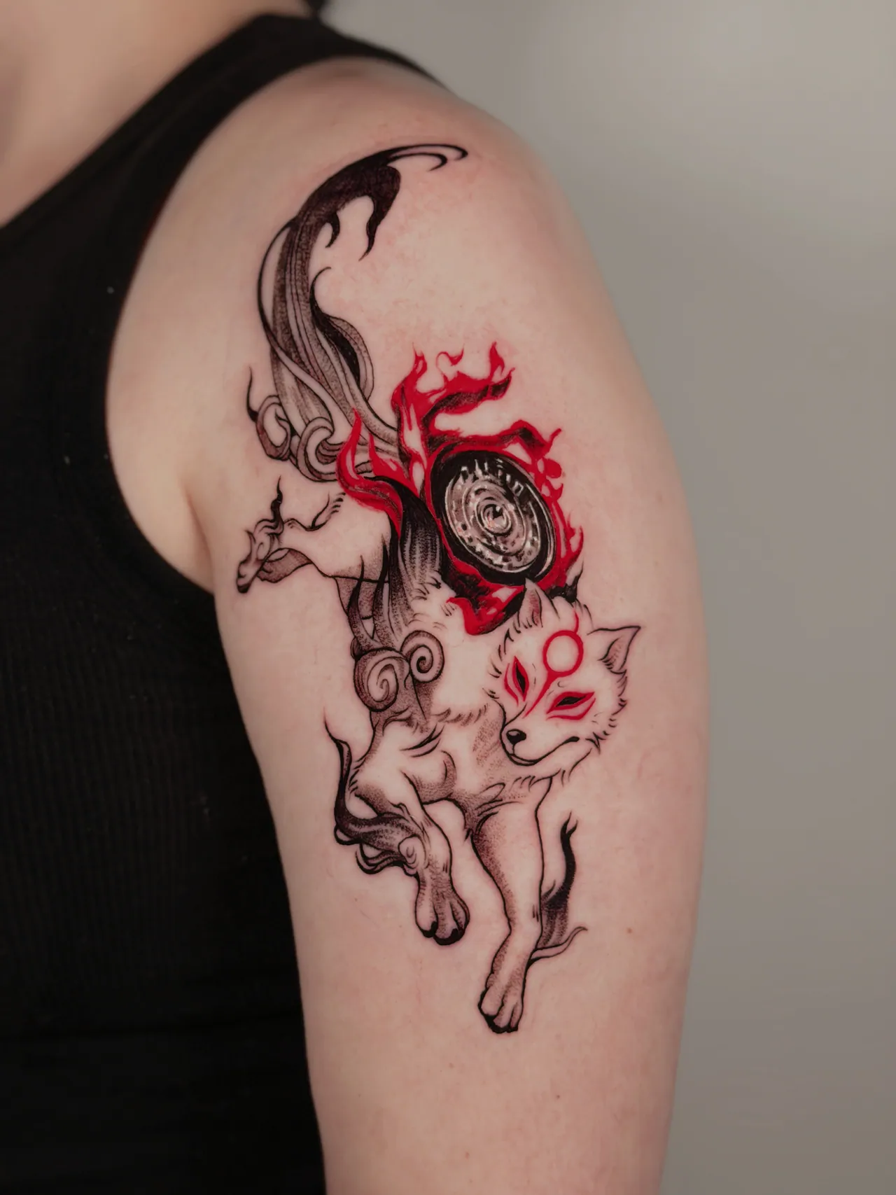 Korean tattoo by Veegee
