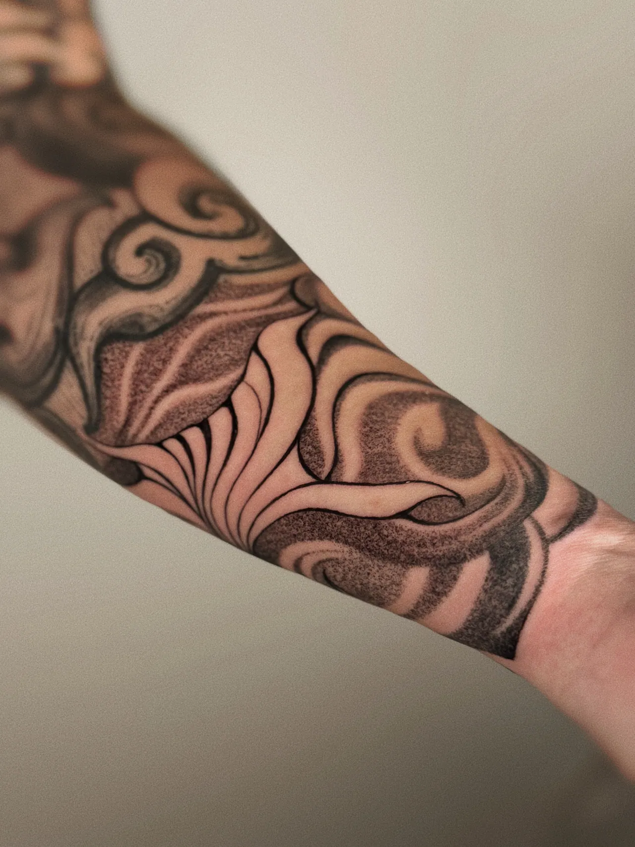Blackwork tattoo by Veegee