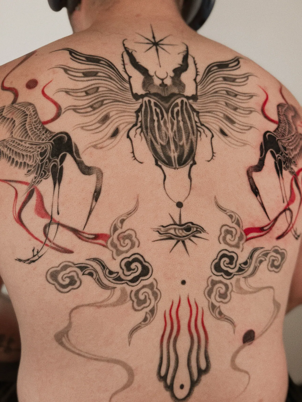 Korean tattoo by Veegee