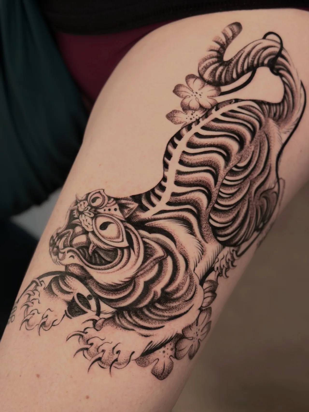 Korean tattoo by Veegee